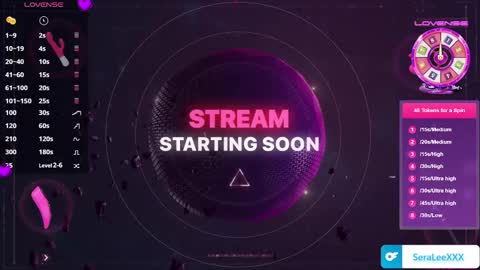 SeraLeeXXX online show from January 8, 6:10 pm