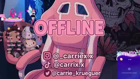 Carrie online show from March 19, 9:35 am