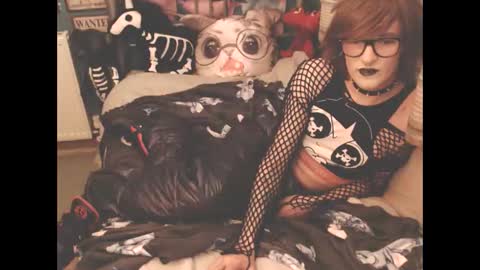 Snapshot of sissygothx chatting on January 9, 2:01 am SissyGothx online show from January 9, 2:01 am