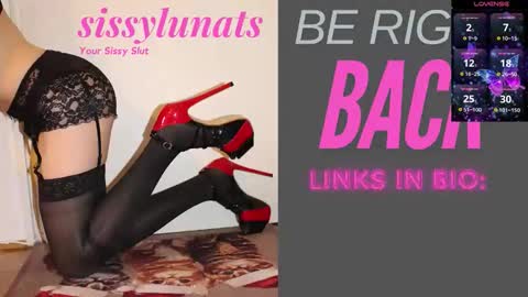 Snapshot of sissylunats chatting on April 5, 7:22 pm SissyLunaTS online show from April 5, 7:22 pm