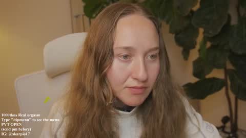 Snapshot of skarpio17 chatting on October 27, 10:47 pm Im Scarlett ONLINE 5pm-10pm NYC time online show from October 27, 10:47 pm