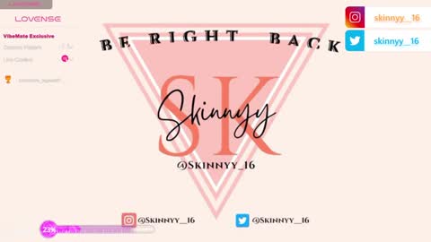 Snapshot of skinnyy_16 chatting on December 7, 11:07 am Skinny online show from December 7, 11:07 am