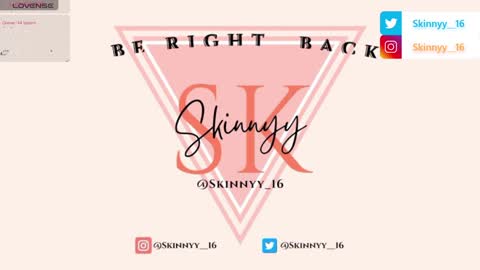 Snapshot of skinnyy_16 chatting on January 31, 11:03 am Skinny online show from January 31, 11:03 am
