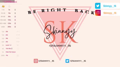 Snapshot of skinnyy_16 chatting on March 11, 5:38 am Skinny online show from March 11, 5:38 am