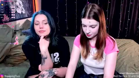 Snapshot of sleepingduo chatting on November 21, 12:04 pm Hi We are Iva and Angela Nice to meet u 3 online show from November 21, 12:04 pm