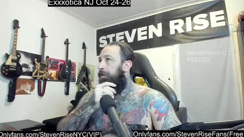 StevenRiseNYC online show from October 22, 12:38 pm