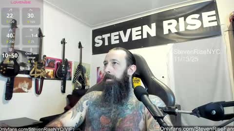 StevenRiseNYC online show from November 14, 2:54 am
