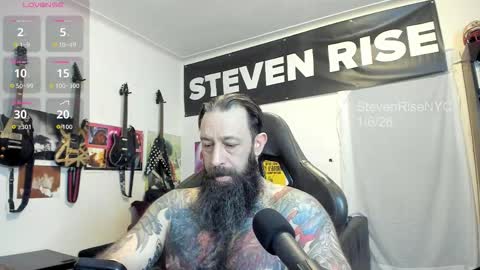 StevenRiseNYC online show from January 6, 1:26 pm