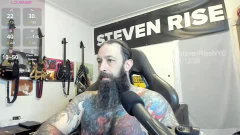 StevenRiseNYC online show from January 12, 12:10 pm