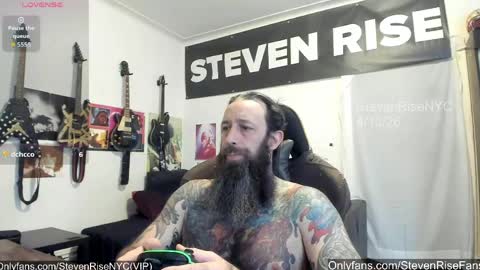 StevenRiseNYC online show from April 13, 3:50 pm