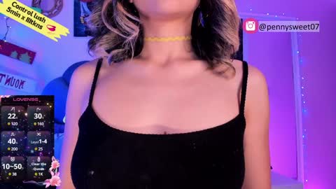 Snapshot of sweet_penny_ chatting on December 8, 4:07 pm Penny online show from December 8, 4:07 pm