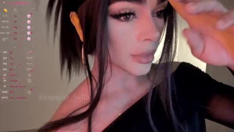 Snapshot of sweetest_bella chatting on December 16, 12:48 am Bella online show from December 16, 12:48 am