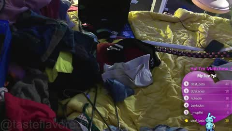 Snapshot of tasteflavored_femboy chatting on February 16, 2:43 pm Taste online show from February 16, 2:43 pm