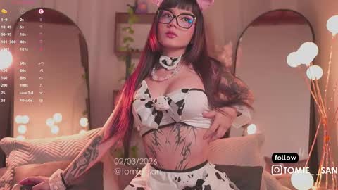 Snapshot of tomie_san chatting on March 2, 10:38 pm Tomie online show from March 2, 10:38 pm