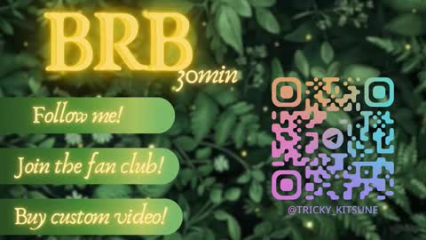 trickykitsune online show from September 27, 9:36 am