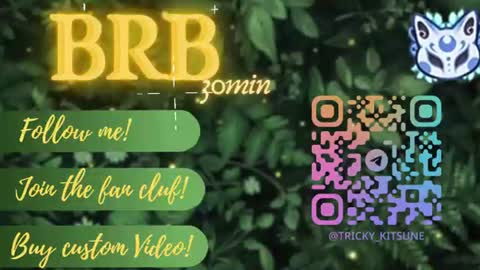 trickykitsune online show from June 26, 3:05 pm