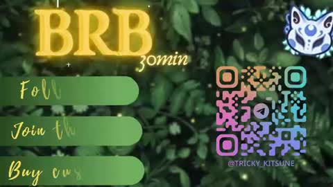 trickykitsune online show from July 13, 5:05 pm