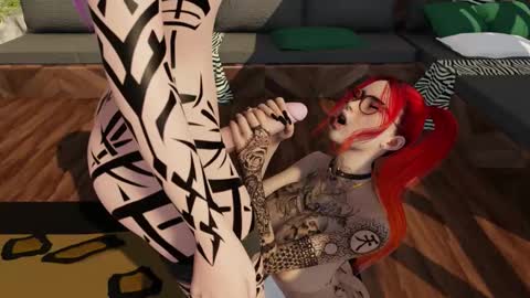 Snapshot of trixxie_3dx chatting on February 14, 8:38 pm trixxie_3dx online show from February 14, 8:38 pm