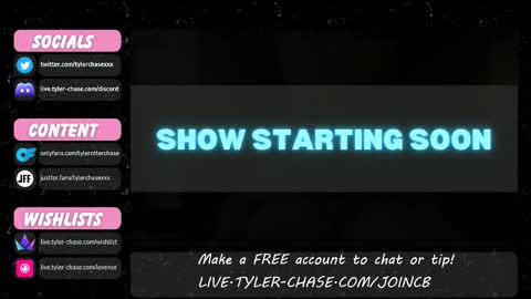 Tyler Chase online show from March 19, 11:09 pm