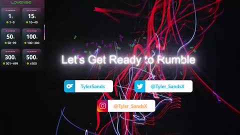 Tyler Sands online show from December 18, 2:34 pm