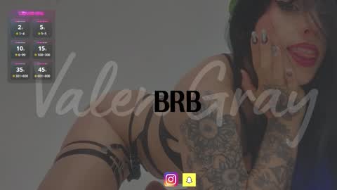 Snapshot of valengray chatting on January 10, 3:18 am Valen online show from January 10, 3:18 am