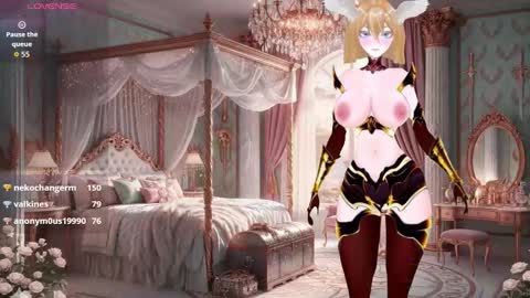 Snapshot of valkiechan chatting on November 18, 10:36 pm Valkie-Chan online show from November 18, 10:36 pm