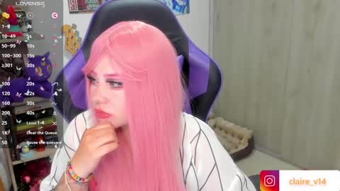 Snapshot of valkyrie_claire chatting on February 23, 5:12 am Valkyrie claire online show from February 23, 5:12 am