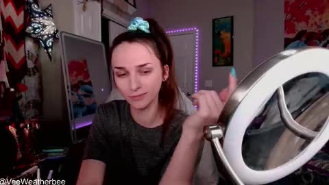 Snapshot of veeweatherbee chatting on February 17, 1:13 am Violet Weatherbee online show from February 17, 1:13 am