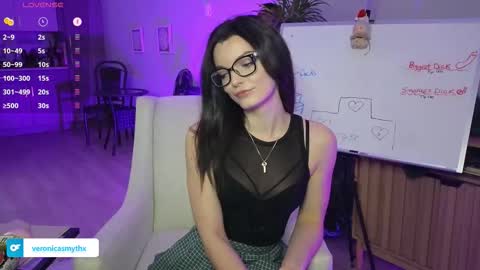 Snapshot of veronicasmythx chatting on December 5, 1:25 am Goddess Veronica 3 online show from December 5, 1:25 am