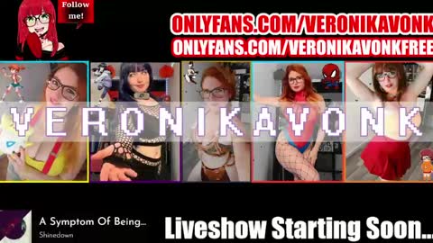 Snapshot of veronikavonk chatting on June 1, 4:52 pm Veronika von Kleist online show from June 1, 4:52 pm