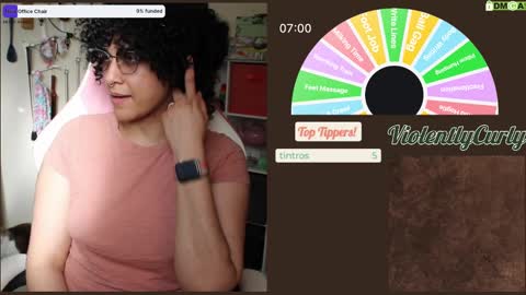 Snapshot of violentlycurly chatting on February 26, 11:37 pm Curly the Coin Operated Toy online show from February 26, 11:37 pm