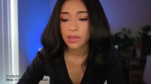 Snapshot of wabi_sabii chatting on November 29, 9:18 pm Jen online show from November 29, 9:18 pm