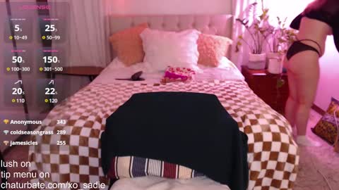 Snapshot of xo_sadie chatting on January 31, 8:32 am Xo Sadie online show from January 31, 8:32 am