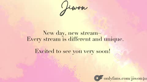 J i w o n   online show from June 21, 10:23 pm
