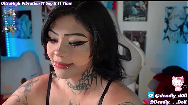 Snapshot of Deadly_Doll chatting on March 12, 6:22 pm Deadly Doll online show from March 12, 6:22 pm
