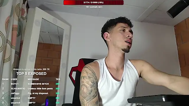 stevenSEX123 online show from July 29, 3:15 am