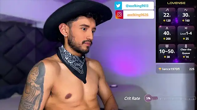 AxelKing1326 online show from January 13, 1:13 am