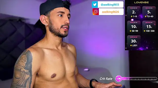 AxelKing1326 online show from February 13, 9:49 pm