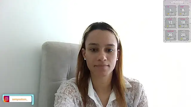 SamanthaWatson online show from October 18, 7:25 pm