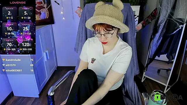 Melissa Wells online show from October 31, 4:24 am