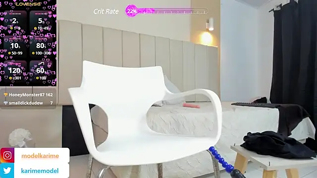 Snapshot of _karime_ chatting on January 21, 8:11 pm karime online show from January 21, 8:11 pm