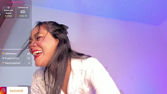  karime  online show from February 17, 8:15 pm