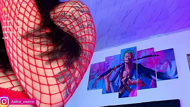 Snapshot of Aliceowenn chatting on October 24, 9:22 pm Aliceowenn online show from October 24, 9:22 pm