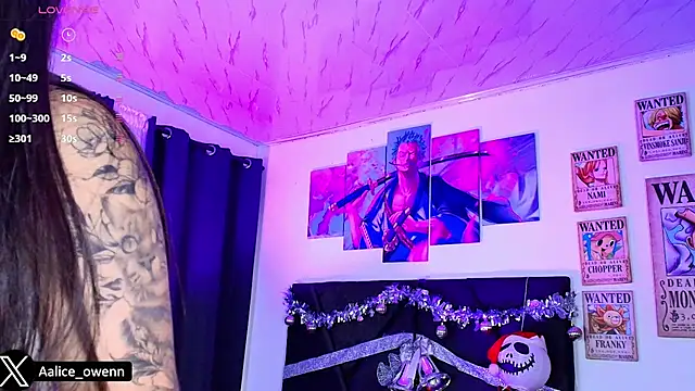 Aliceowenn online show from December 16, 9:09 pm