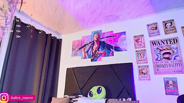Aliceowenn online show from February 17, 9:10 pm