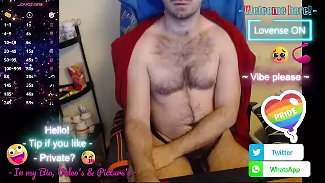 RealManHaveHairy online show from December 2, 5:02 am