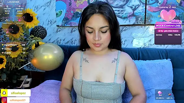 Snapshot of sofiaalopez2 chatting on February 20, 1:03 am sofiaalopez2 online show from February 20, 1:03 am