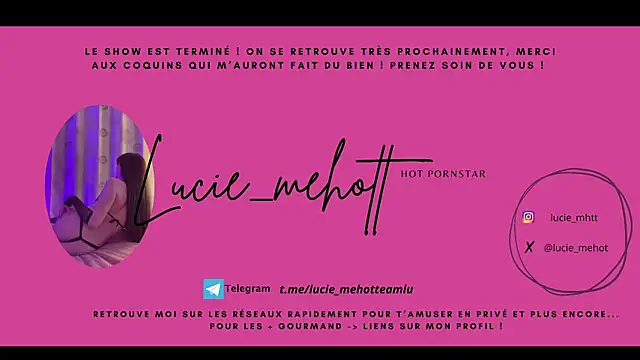 lucie mehott online show from February 24, 9:09 pm