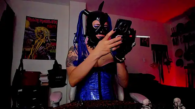 DominatrixBlue online show from May 15, 6:15 pm