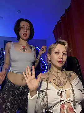 Dooubletroublee online show from February 28, 2:12 am